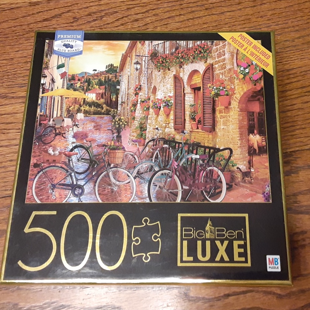 Biking in Tuscany 500 Piece Jigsaw Puzzle